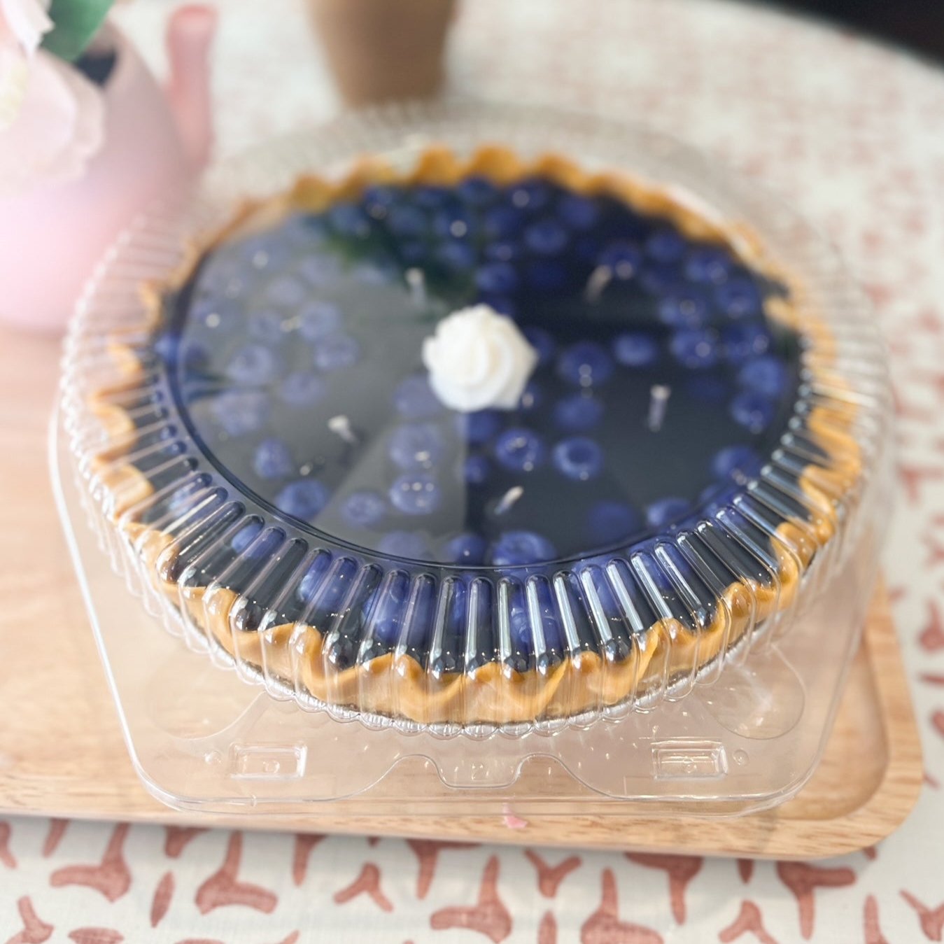 LARGE Blueberry Pie Candle- 9”